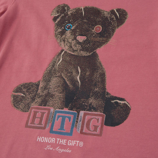 Kids Stuffed Panther T-Shirt - Mauve