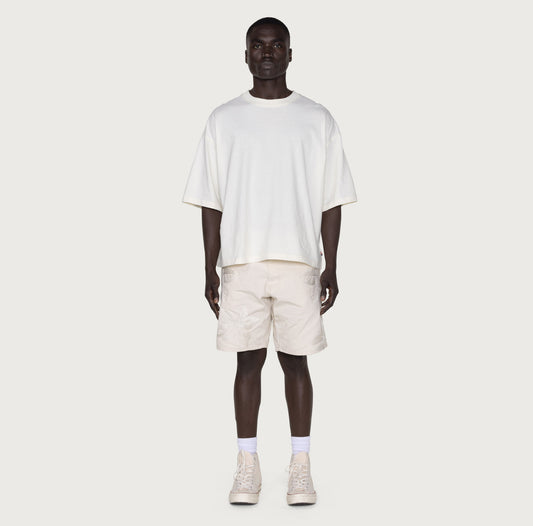 Crest Box T-Shirt - Bone