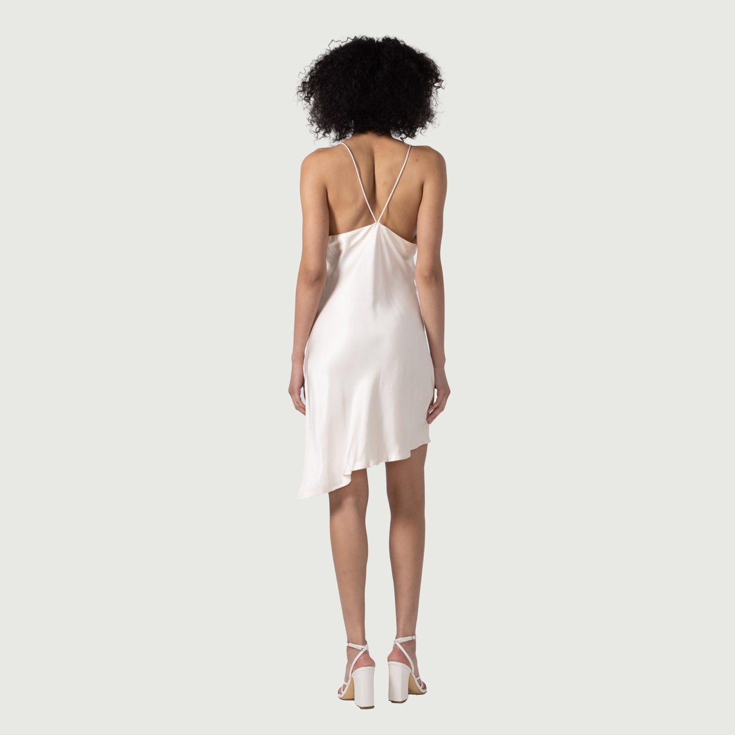 Womens Slip Dress - Bone