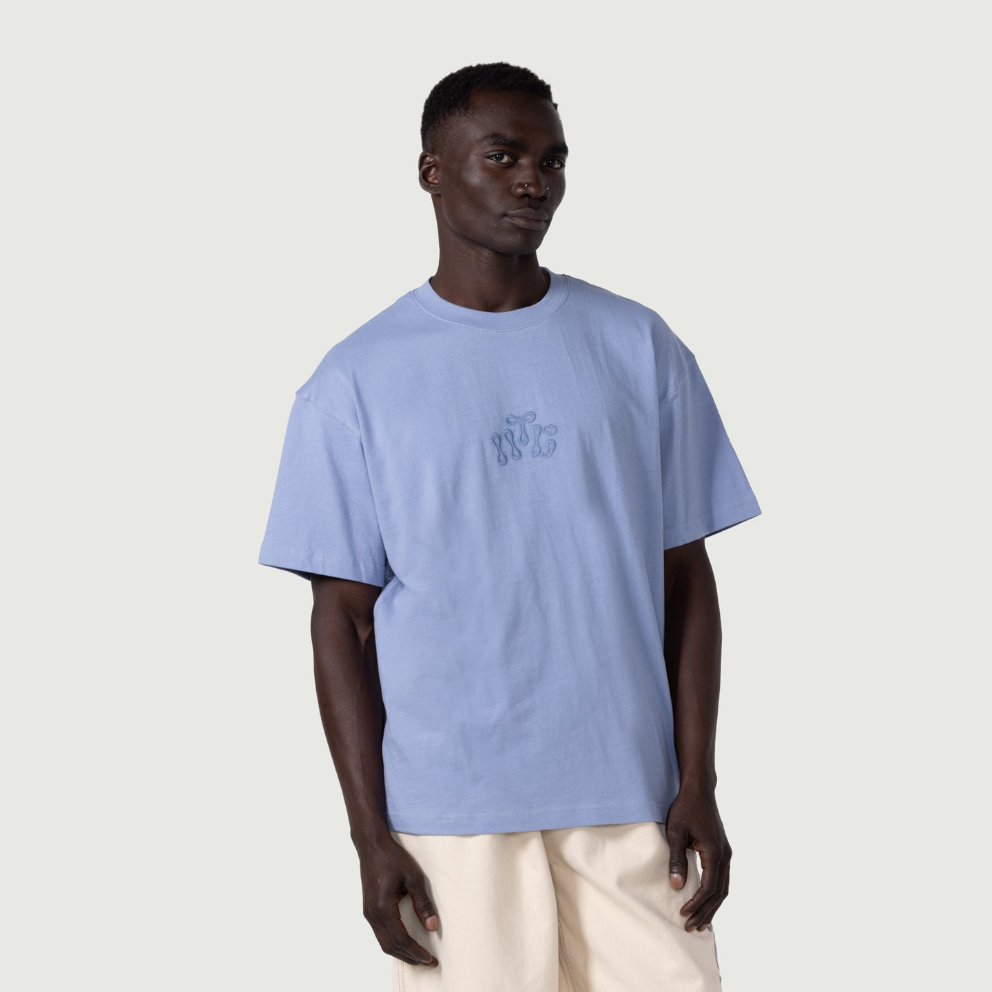 HTG® Embroidery Logo T-Shirt - Blue