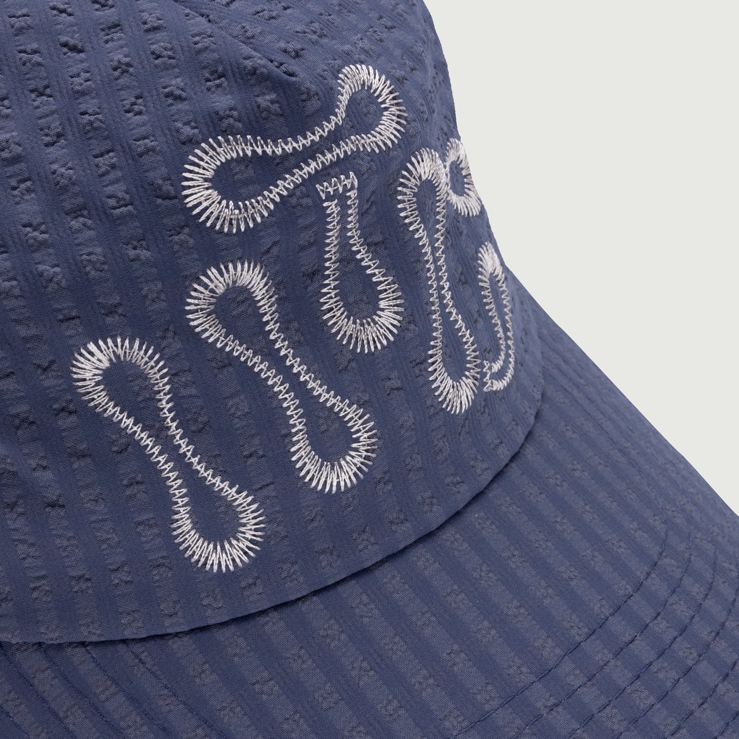 HTG® Seersucker Cap - Blue