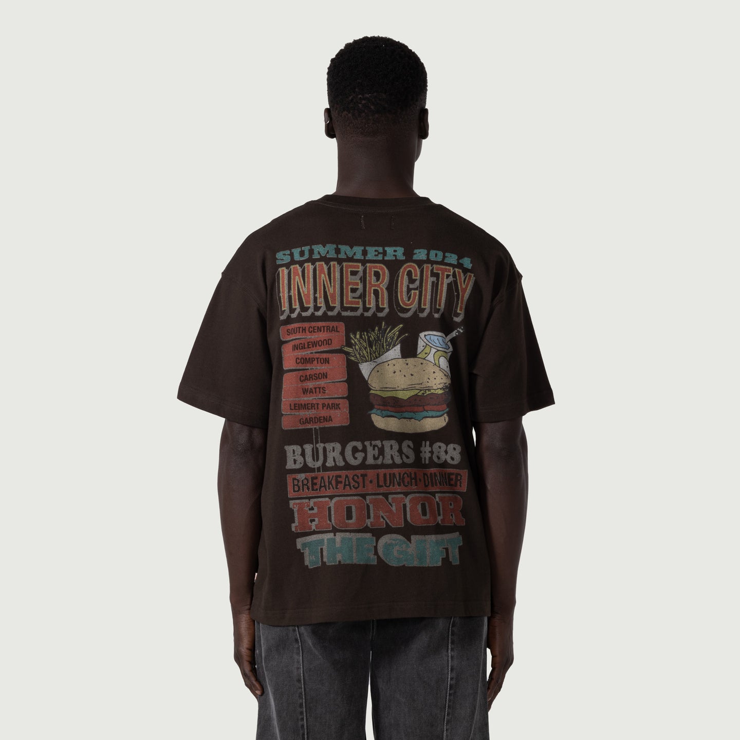 HTG® Burgers T-Shirt - Black