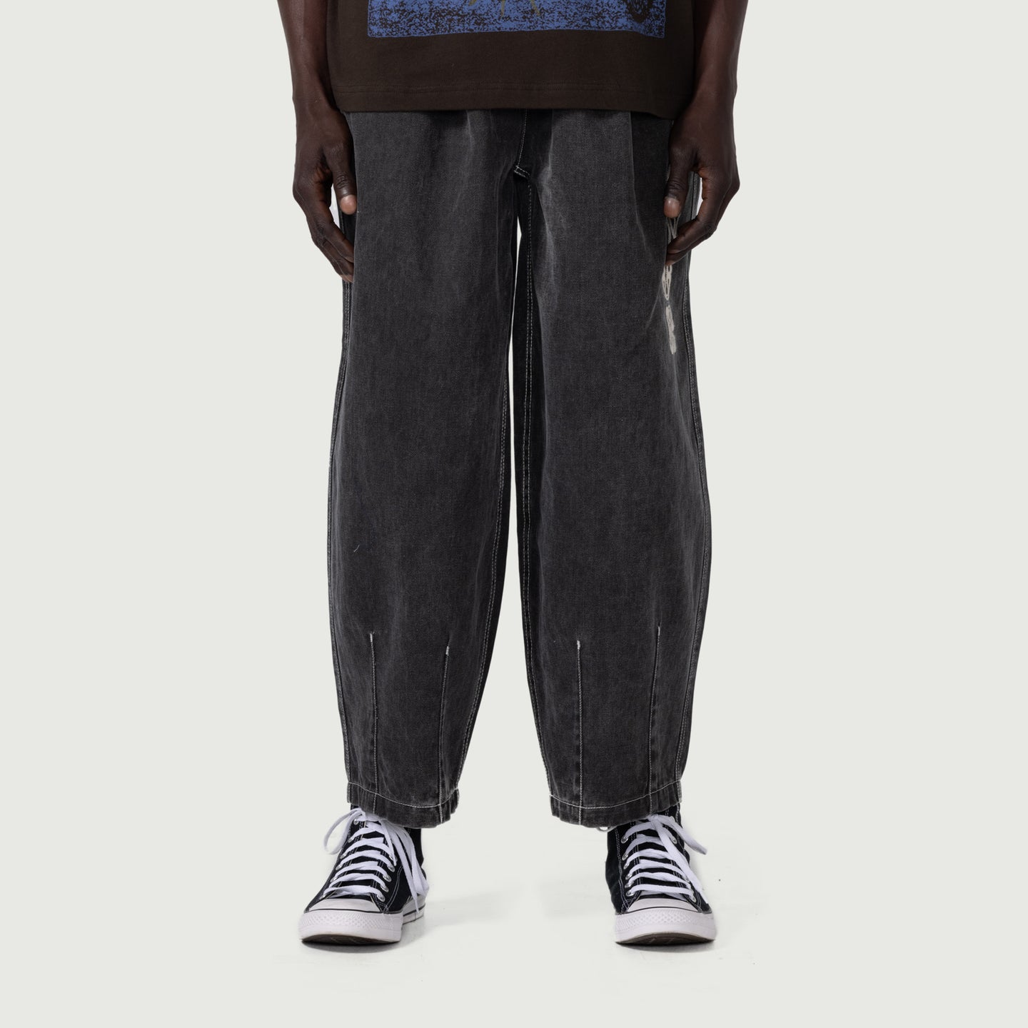 Twill Baggy Pant - Black