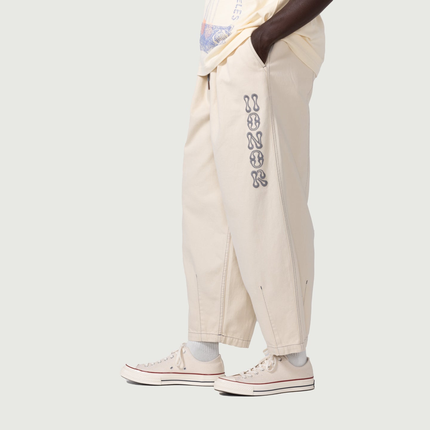 Twill Baggy Pant - Bone