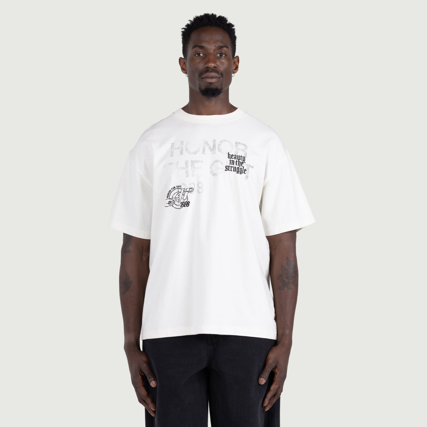 Beauty In The Struggle Tee - White