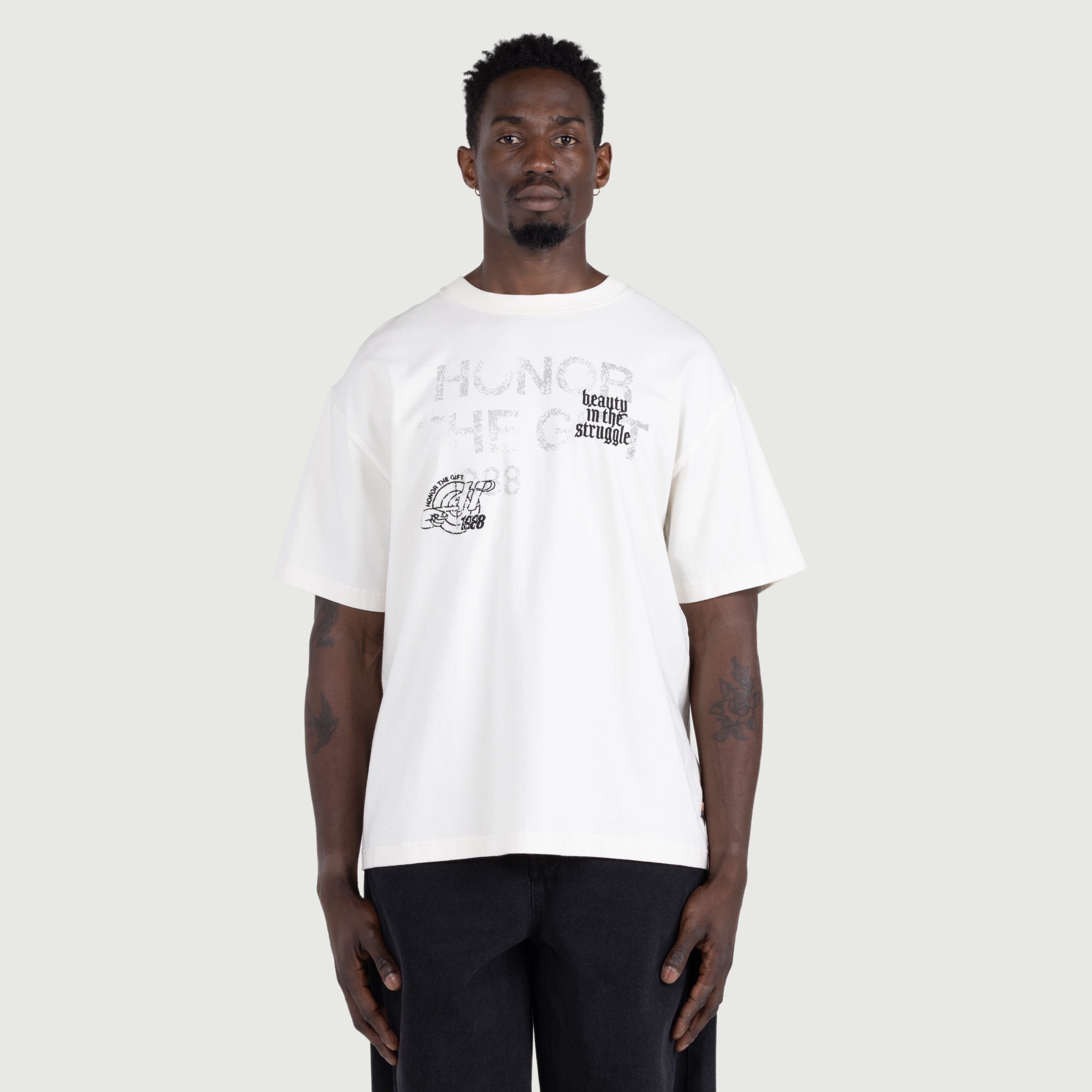 Beauty In The Struggle Tee - White