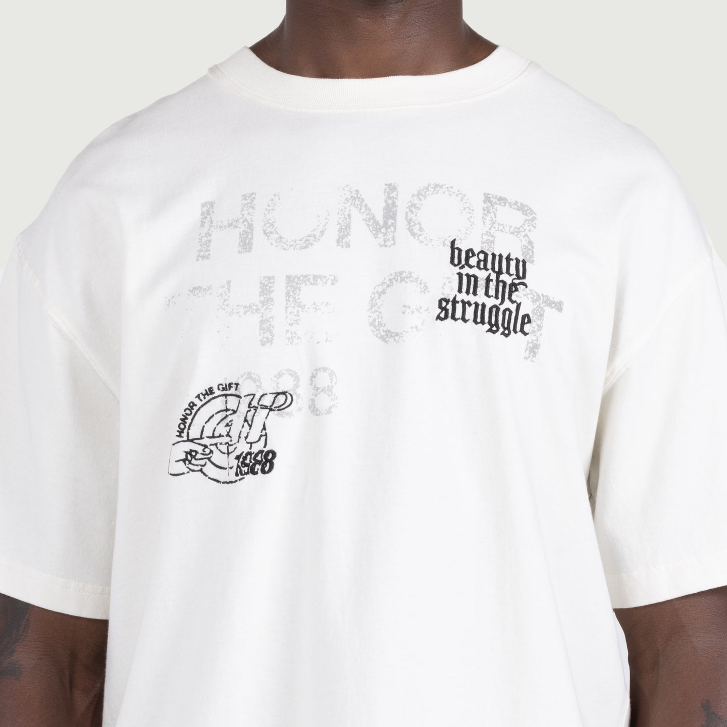 Beauty In The Struggle Tee - White