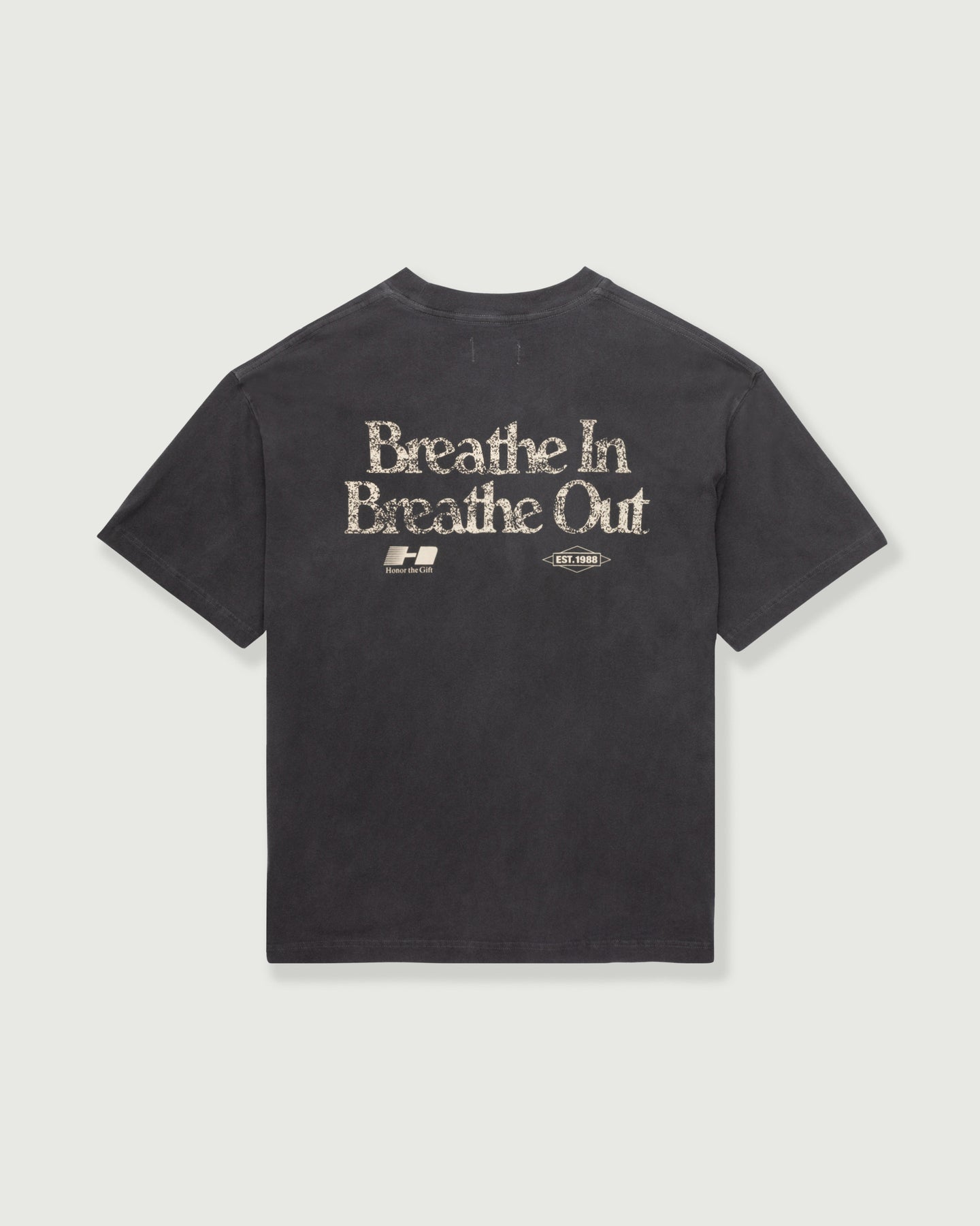 Breathe In Breathe Out Tee - Black