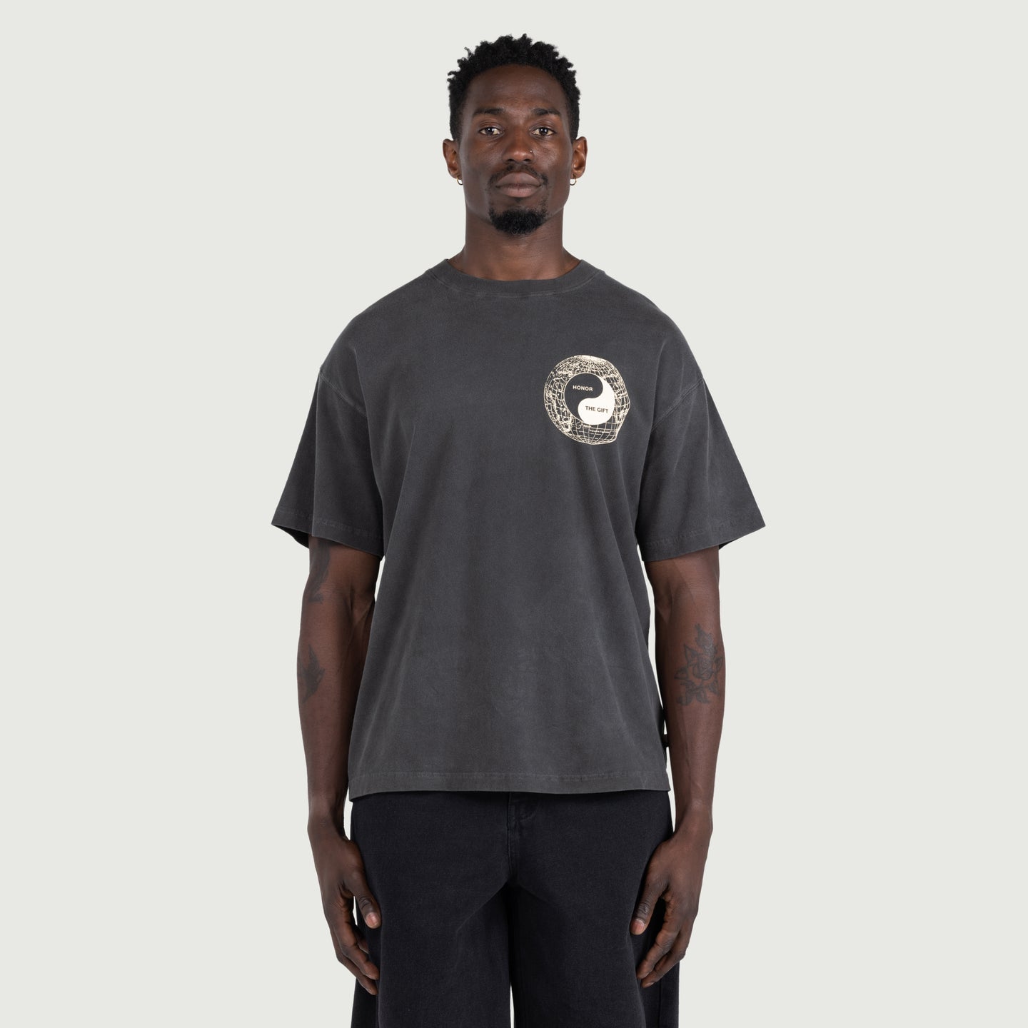 Breathe In Breathe Out Tee - Black