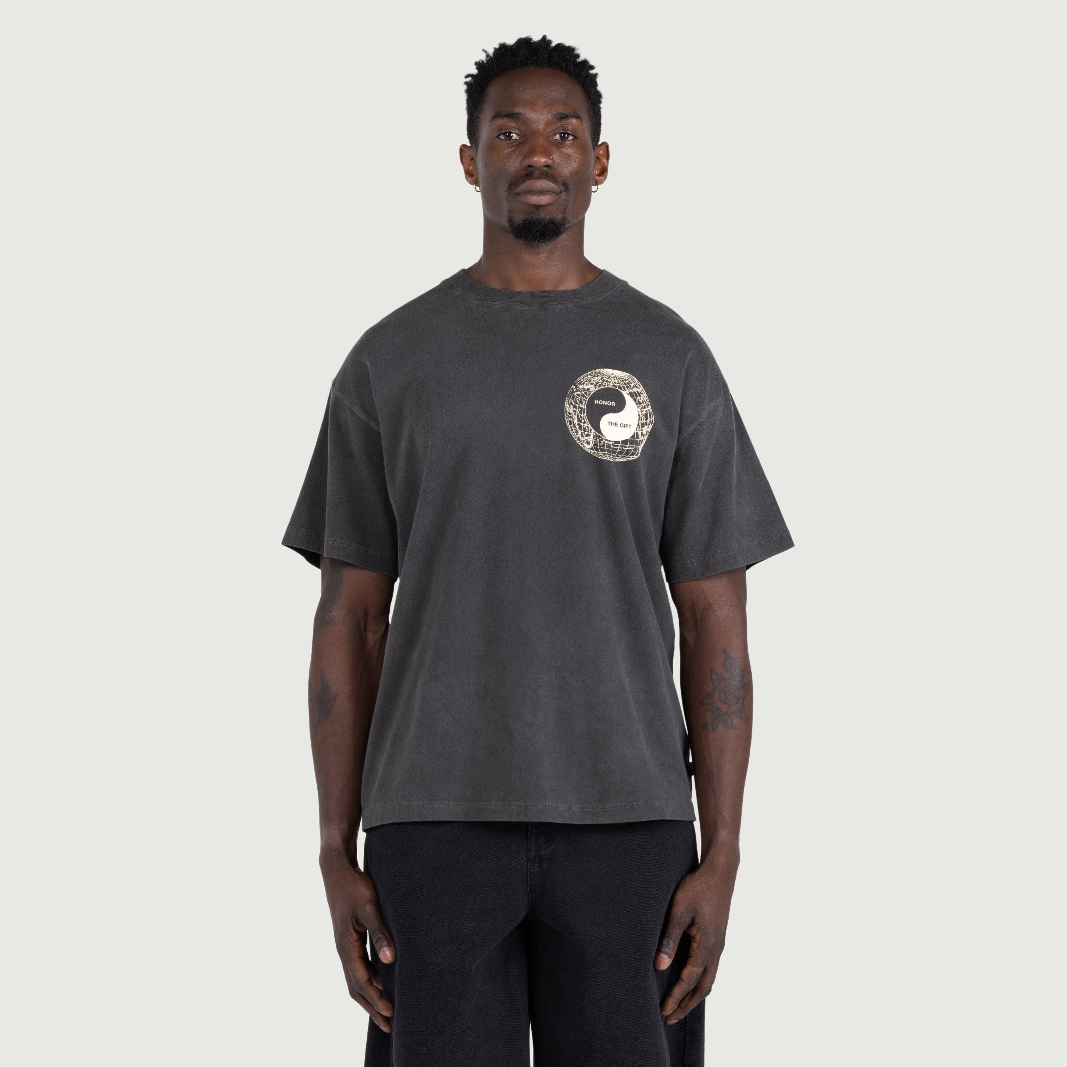 Breathe In Breathe Out Tee - Black