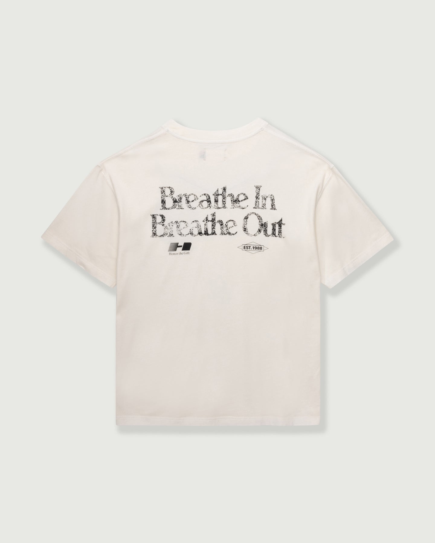 Breathe In Breathe Out Tee - White