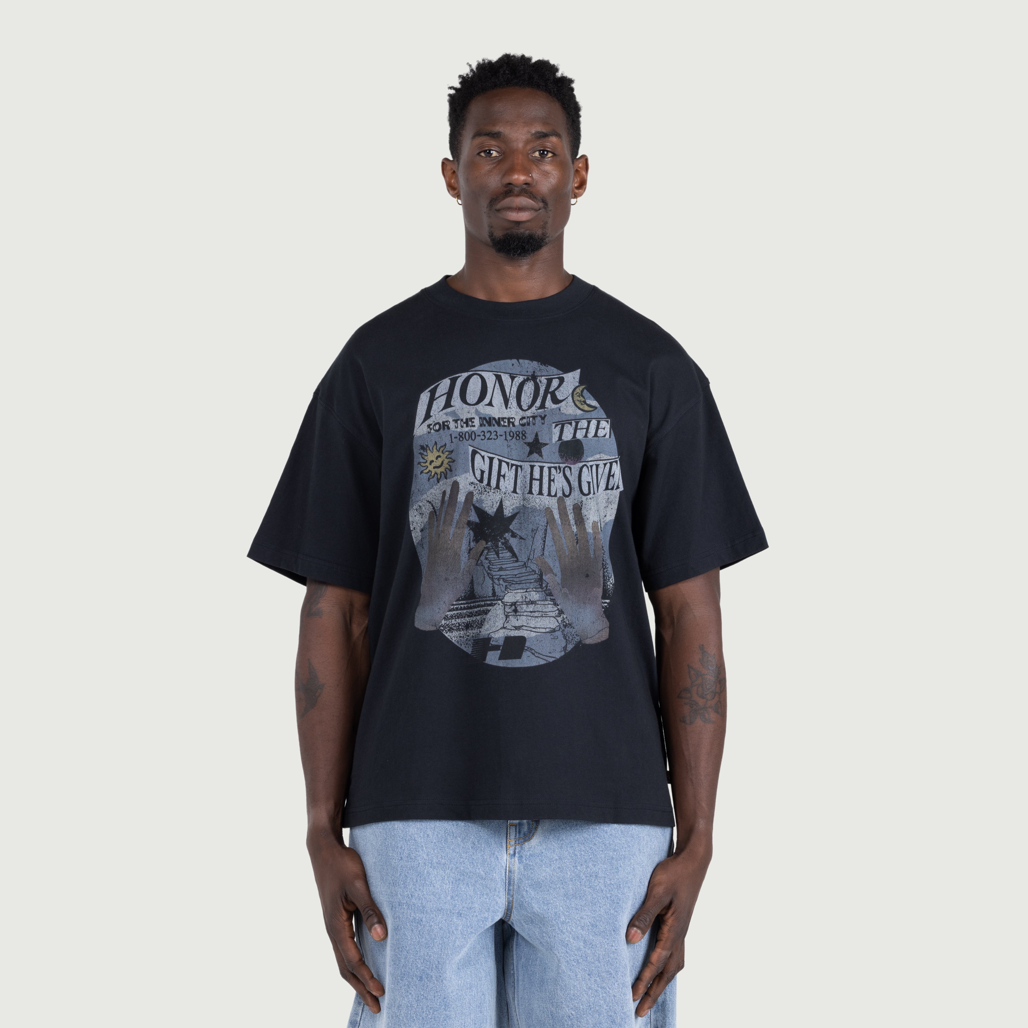 Gift He's Given Tee - Black