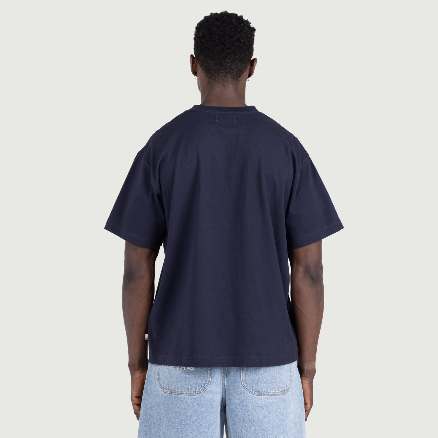 H Logo Tee - Navy