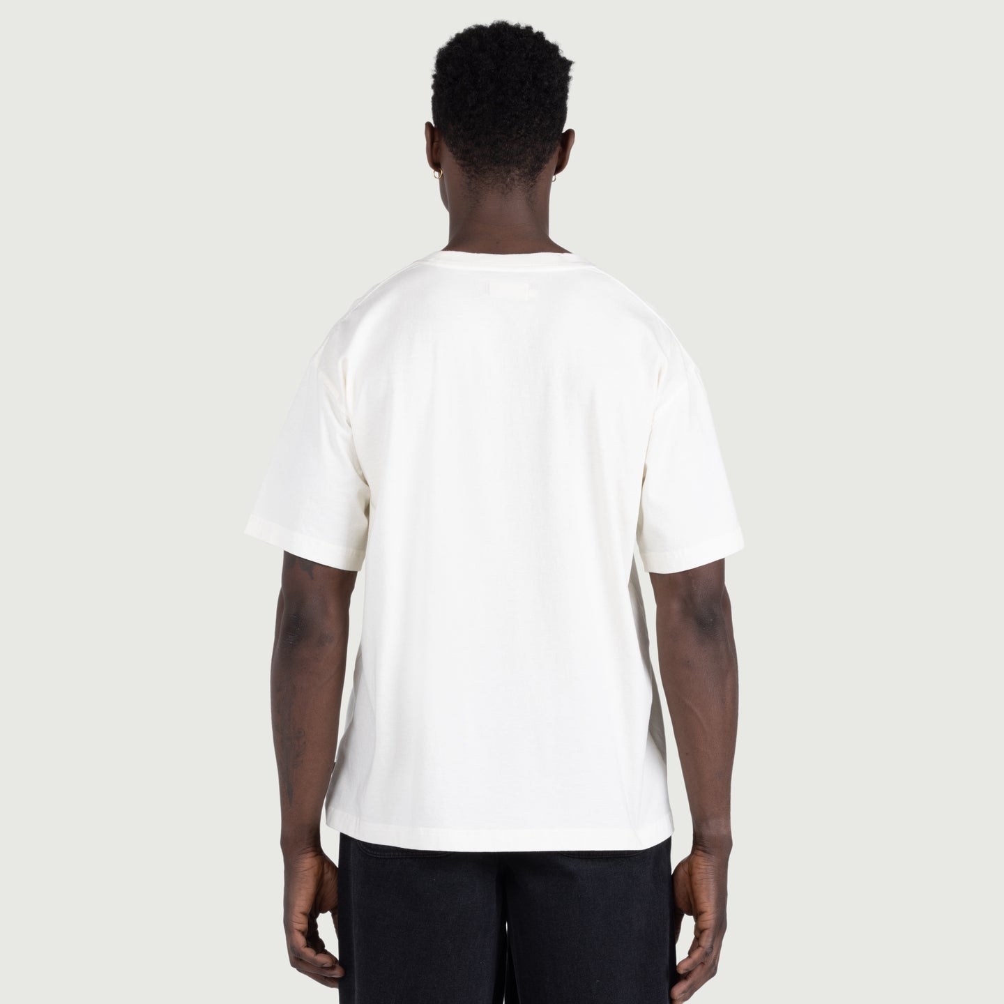 H Logo Tee - Bone