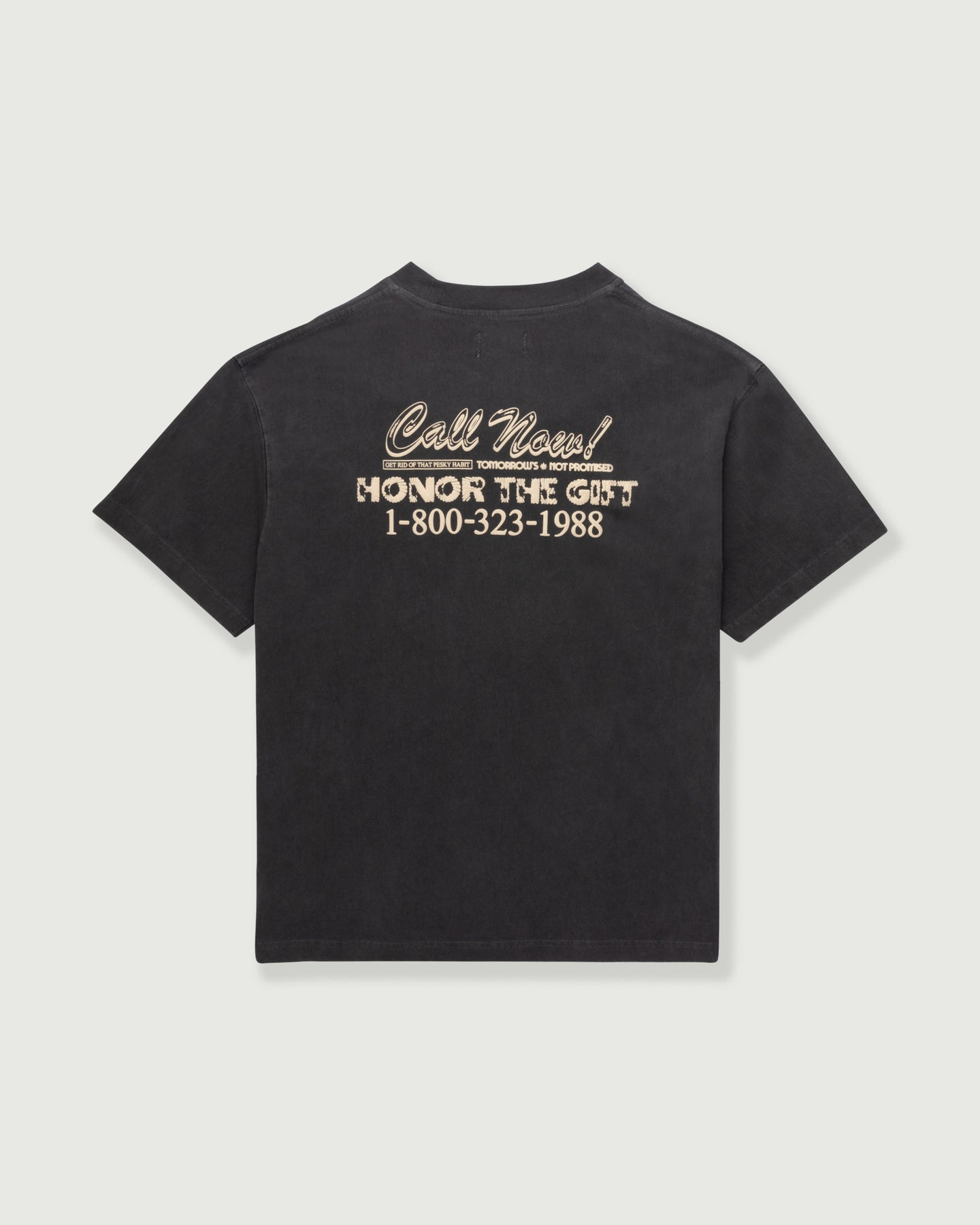 Procrastination Hotline Tee - Black