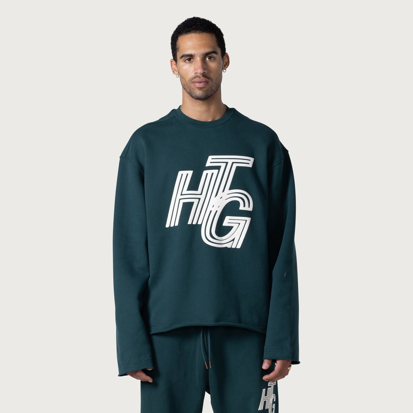 Terry Htg Crewneck - Green