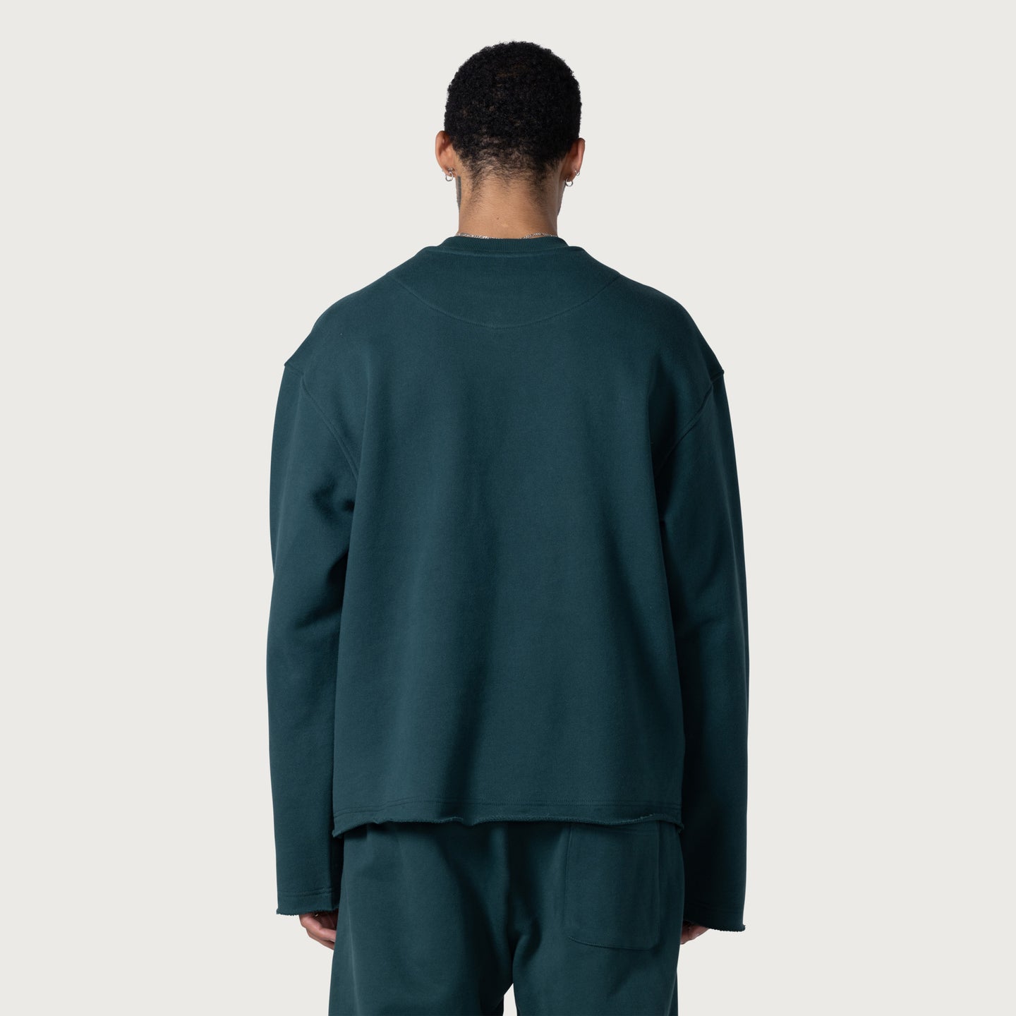 Terry Htg Crewneck - Green