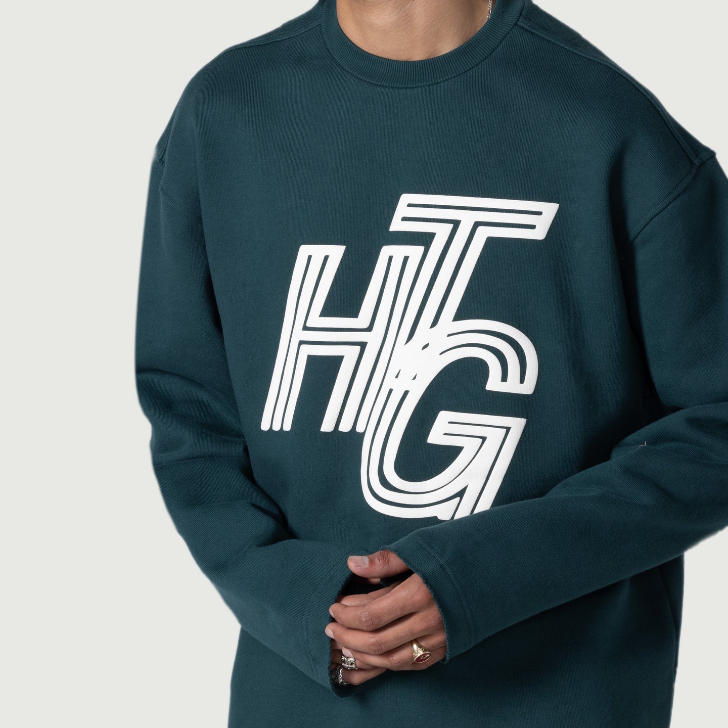 Terry Htg Crewneck - Green