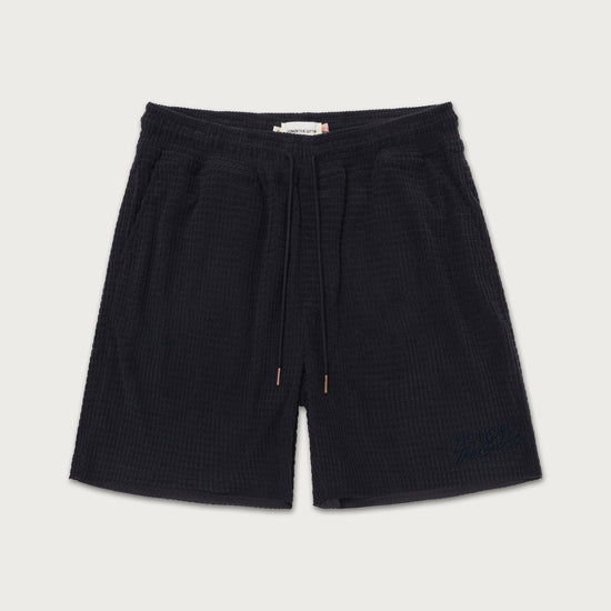 Textured Knit Short - Black