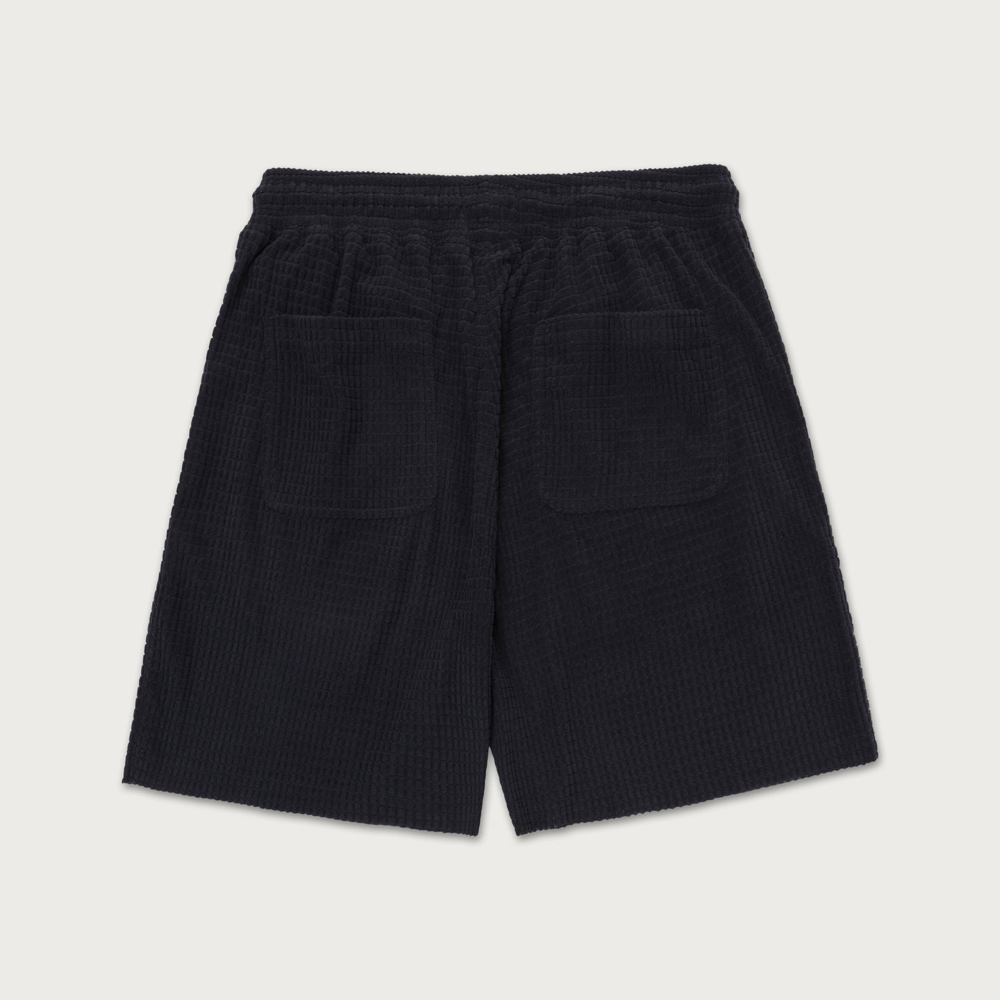 Textured Knit Short - Black