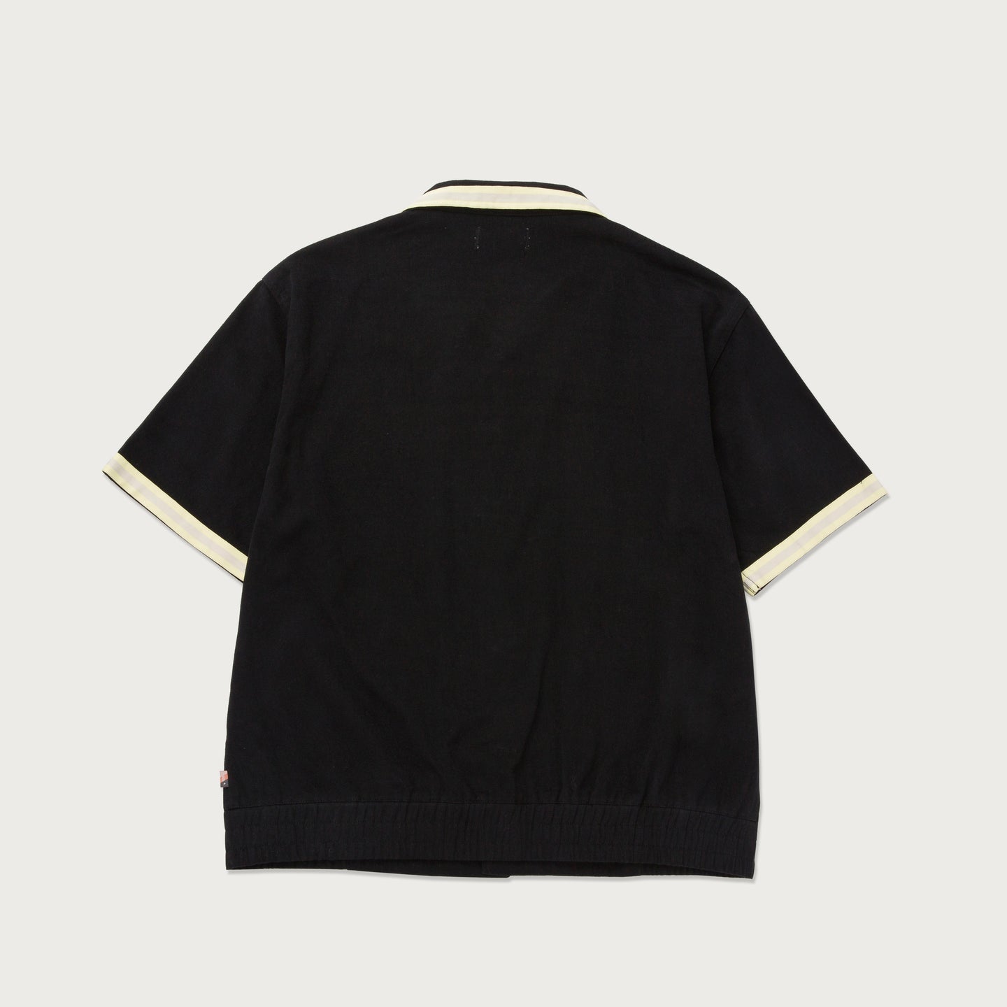 Tradition S/S Snap Button Up - Black