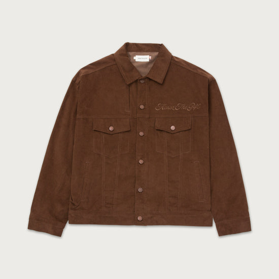 HTG® Trucker Jacket - Brown