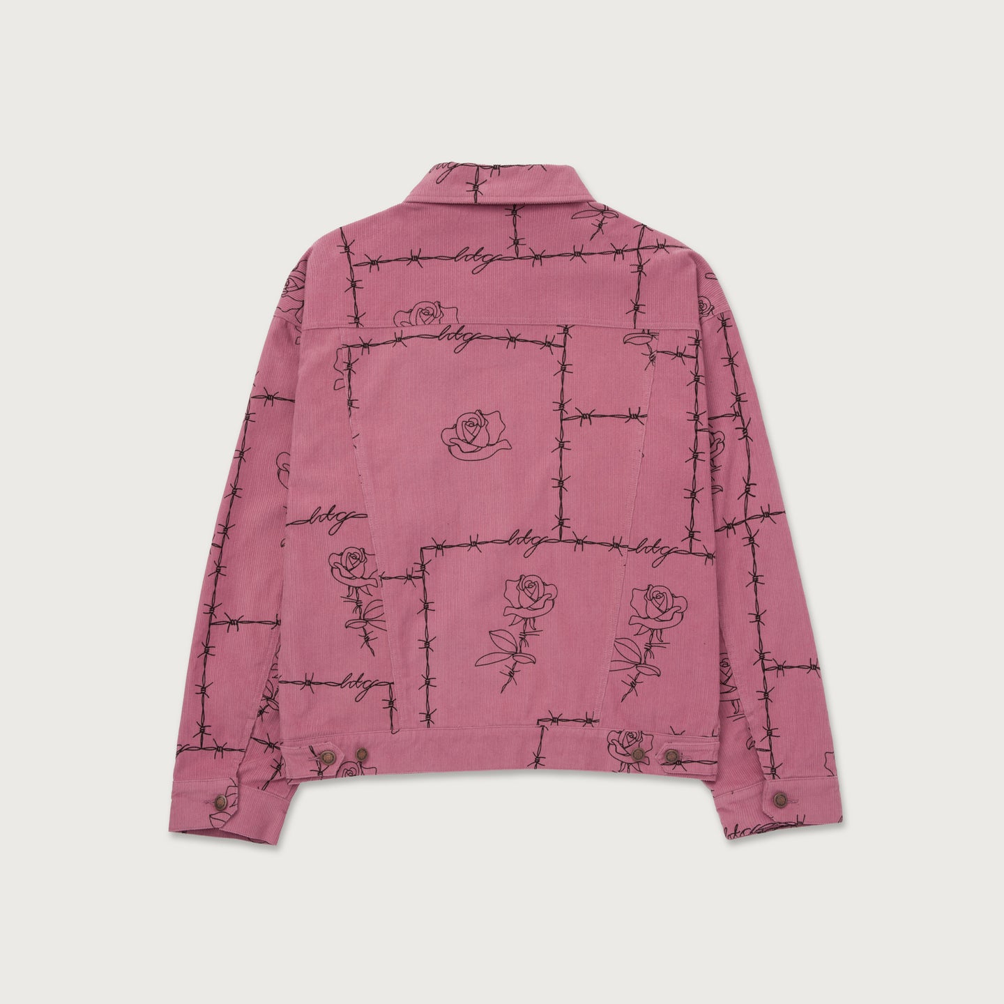 HTG® Trucker Jacket - Mauve