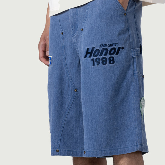 Twill Carpenter Short - Blue