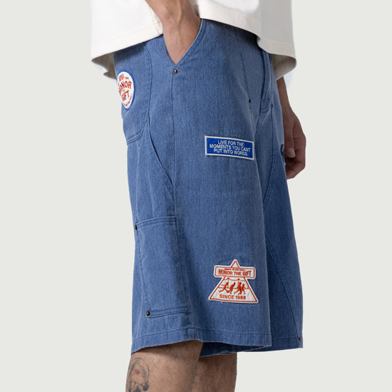Twill Carpenter Short - Blue
