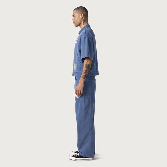 Twill Party Pant - Blue
