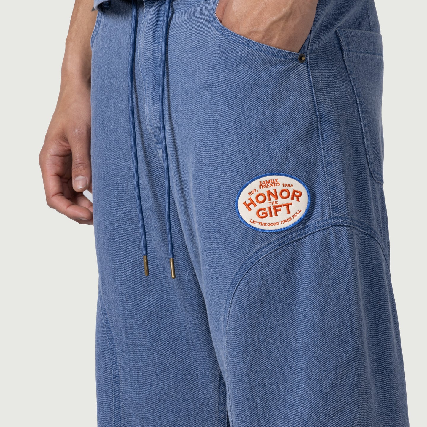 Twill Party Pant - Blue