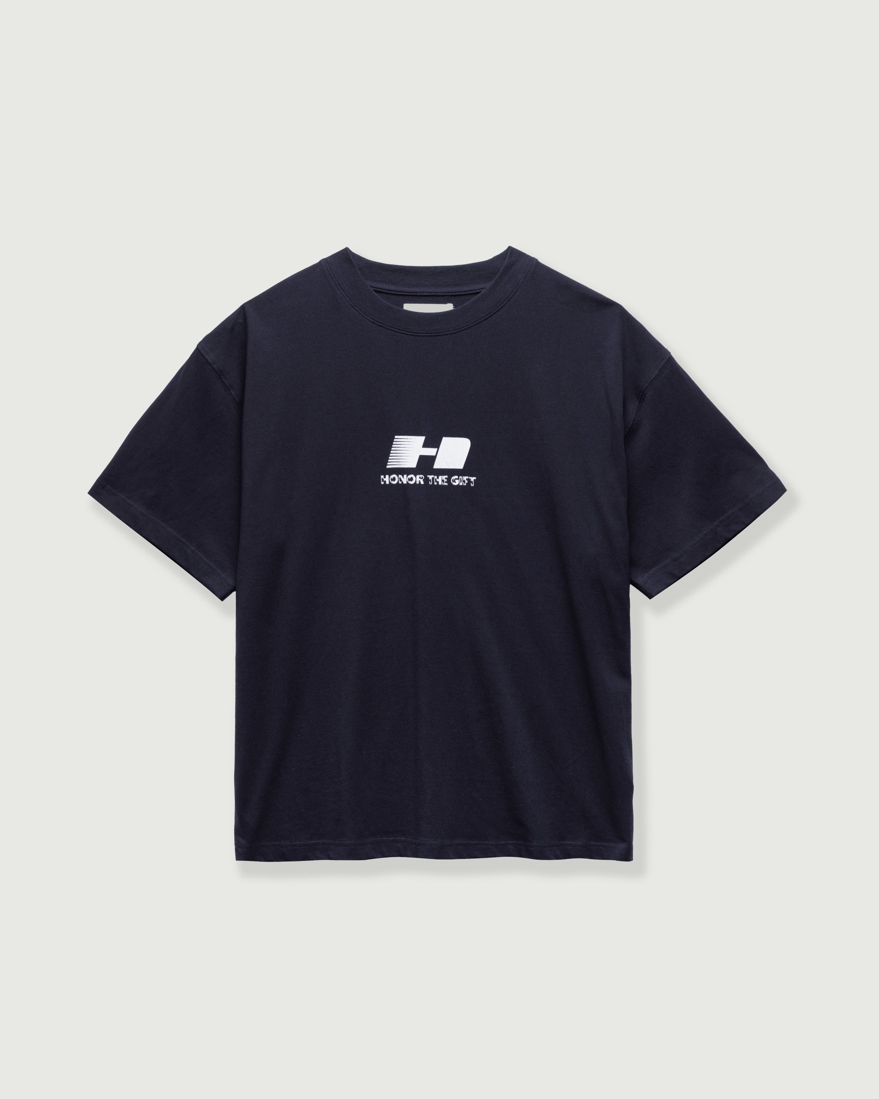 H Logo Tee - Navy