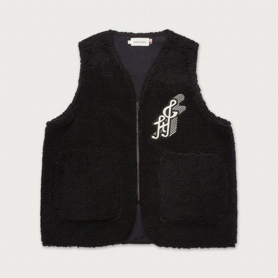 Teddy Notes Vest - Black