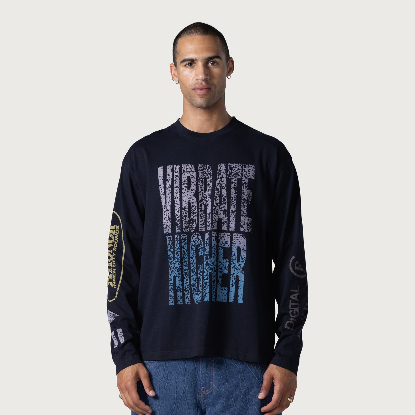 Vibrations LS Tee - Black