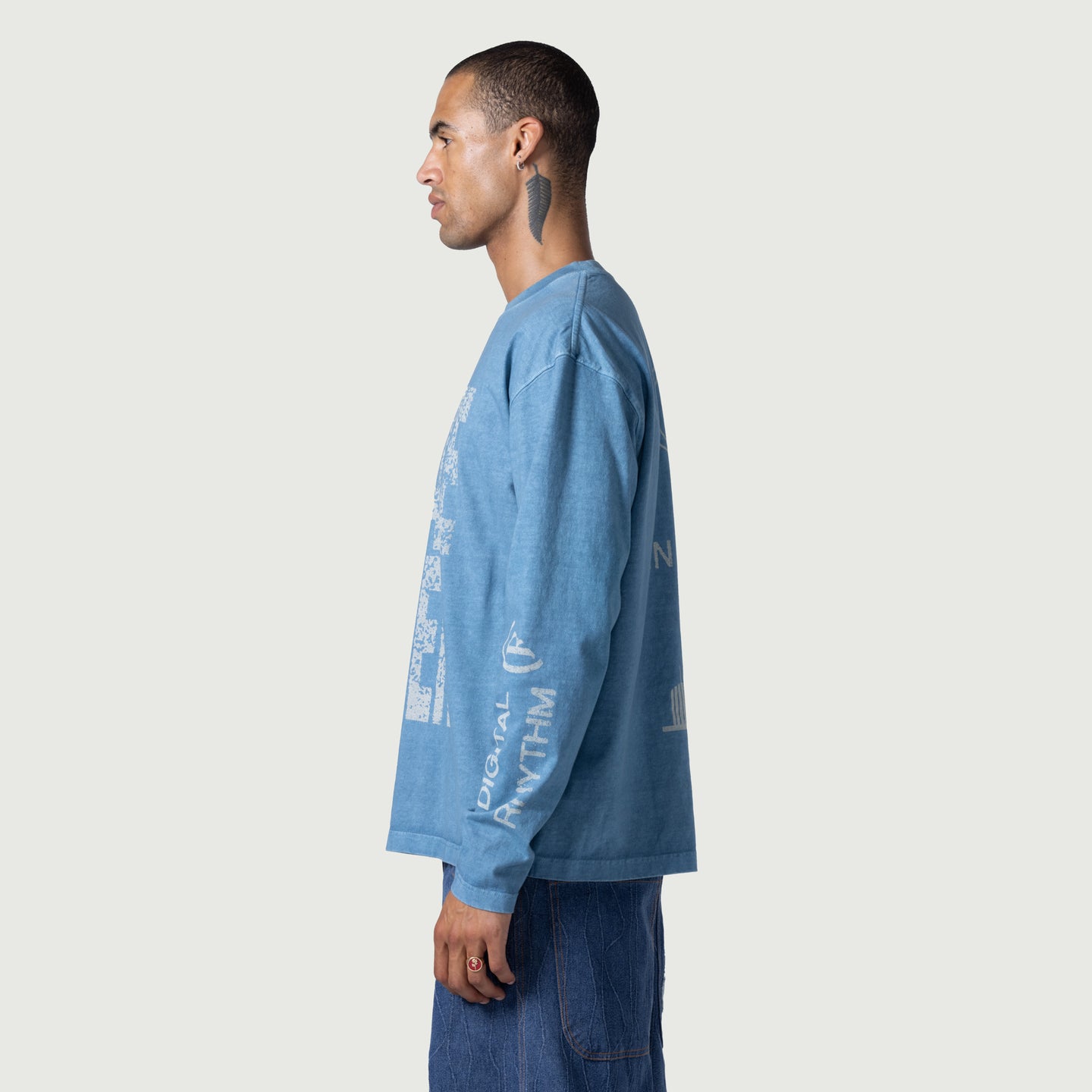 Vibrations LS Tee - Blue