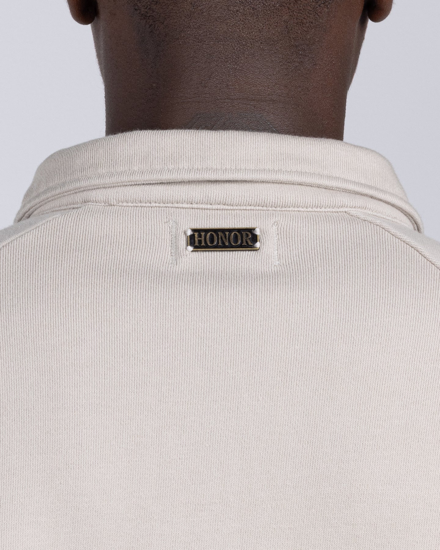 Vintage Terry Quarter Zip - Vintage Stone