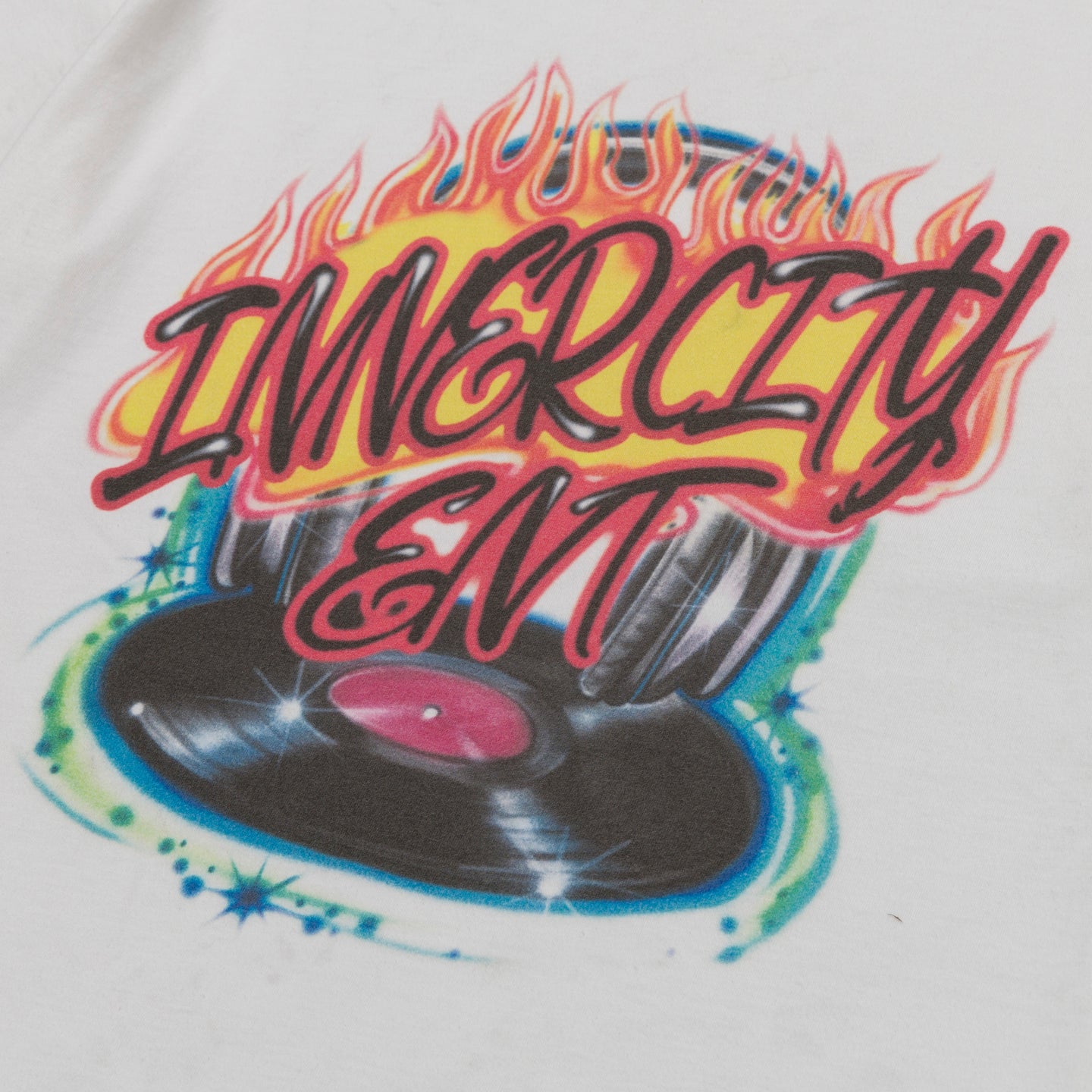 Vinyl Airbrush T-Shirt - White