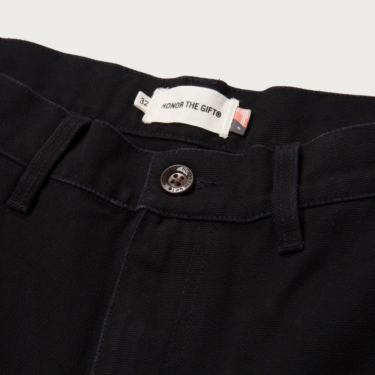 Washed Canvas Pant - Black