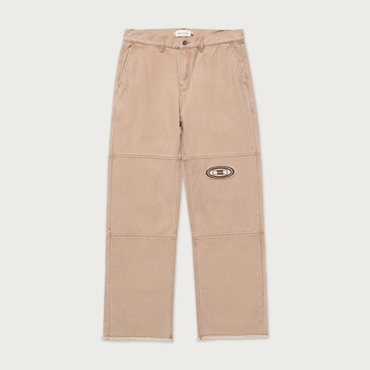 Washed Canvas Pant - Tan