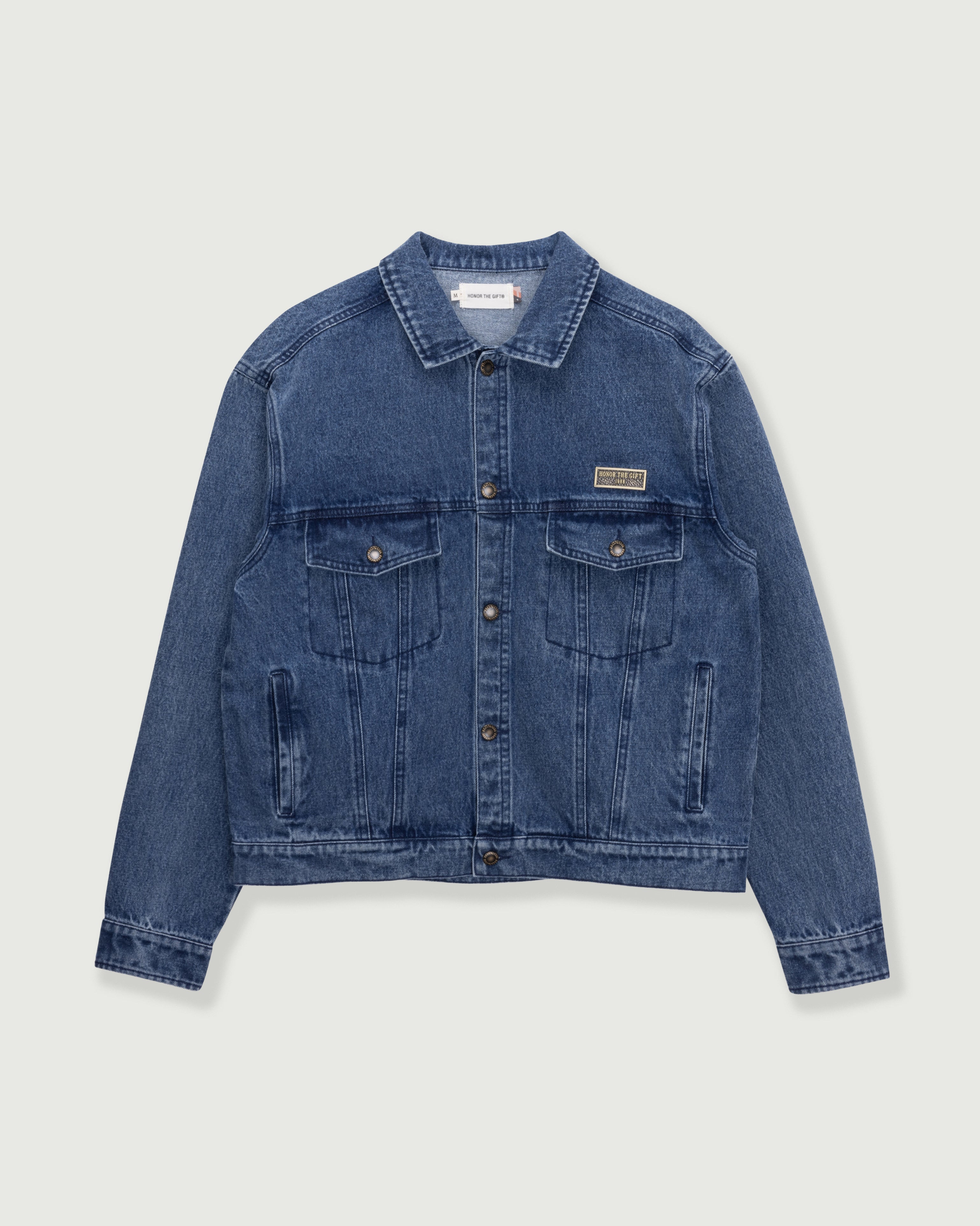 Washed Twill Trucker - Indigo
