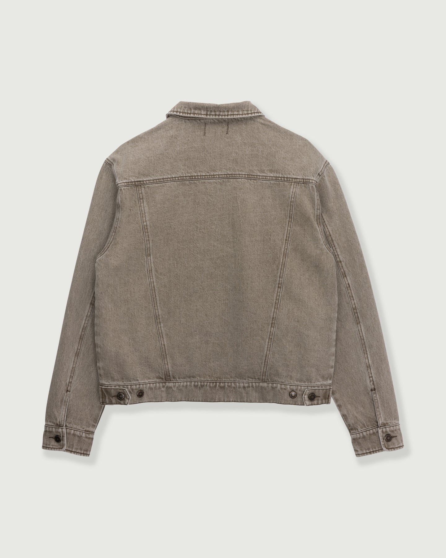 Washed Twill Trucker - Taupe