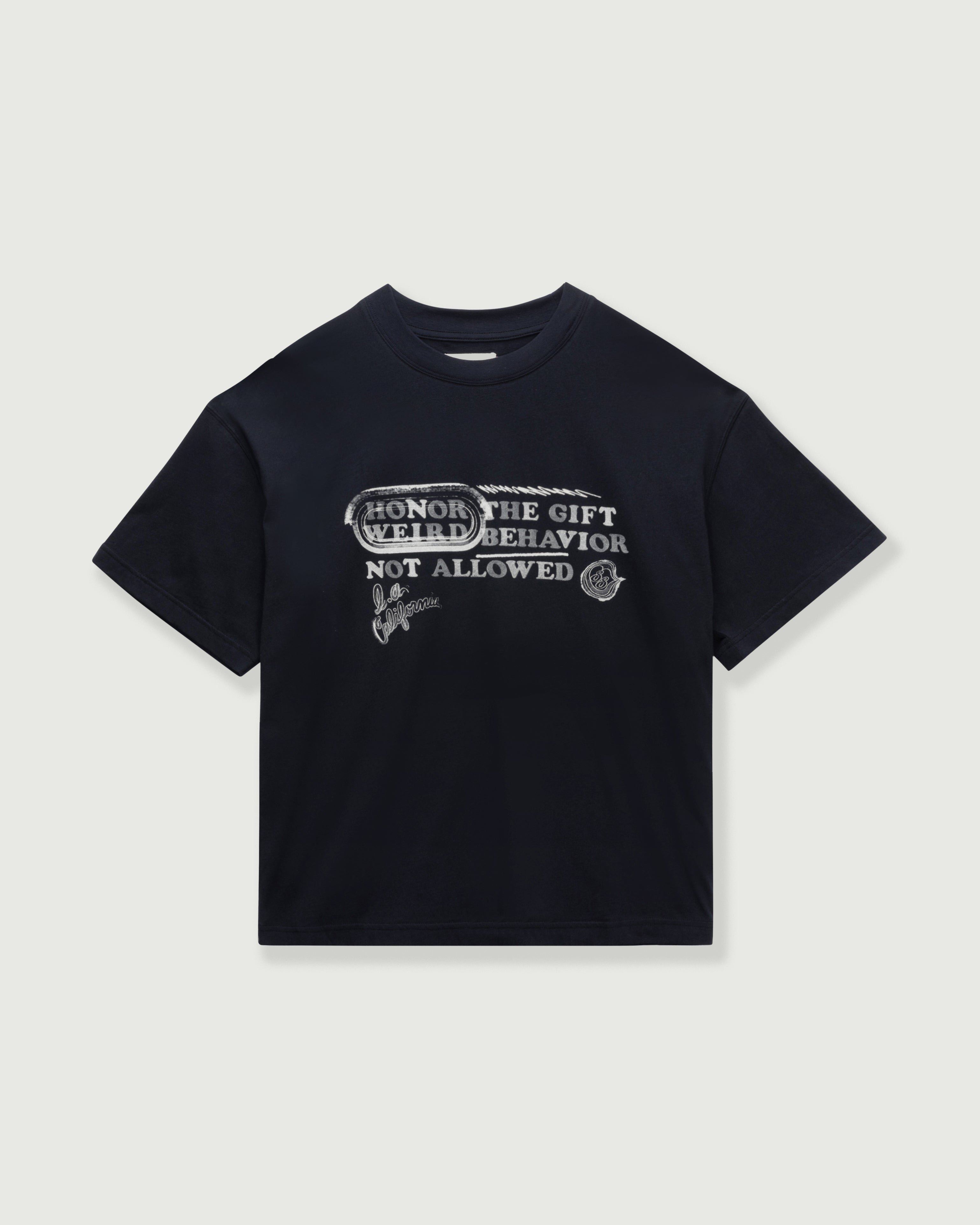 Weird Behavior S/S Tee - Black