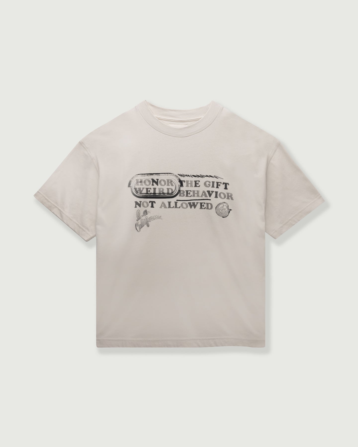 Weird Behavior S/S Tee - Taupe