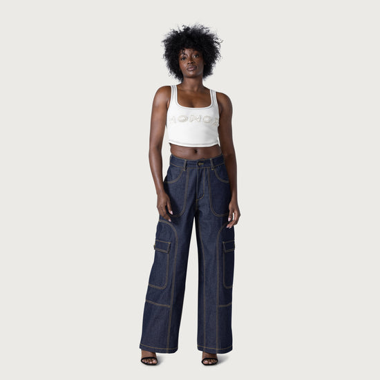 Wide Leg Carpenter - Indigo
