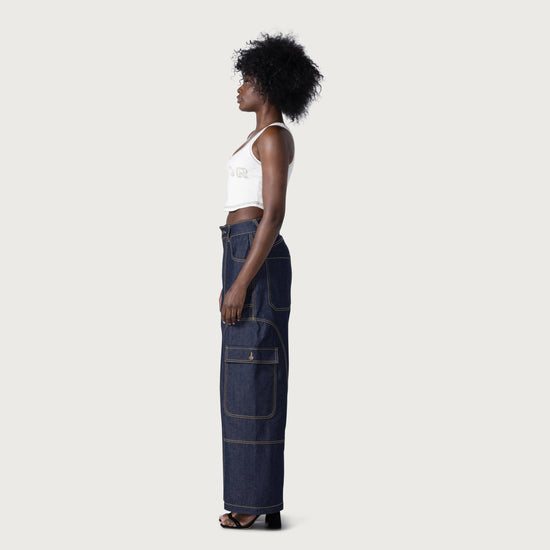 Wide Leg Carpenter - Indigo