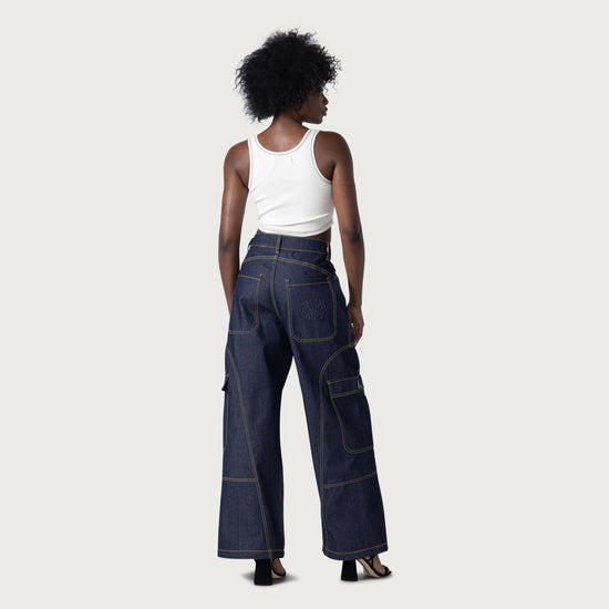 Wide Leg Carpenter - Indigo