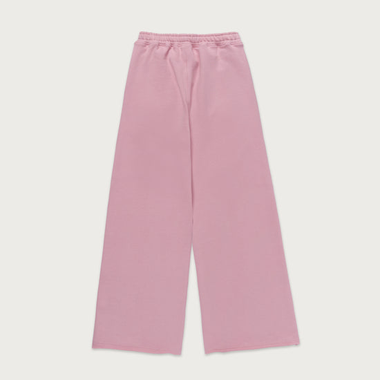 Womens Wide Leg Sweat Pant - Pink