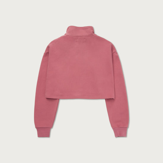 Womens 1/4 Zip Fleece - Mauve