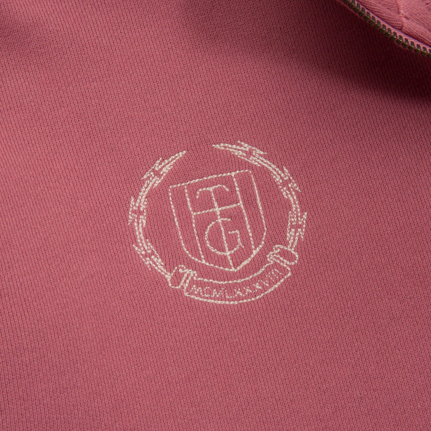 Womens 1/4 Zip Fleece - Mauve