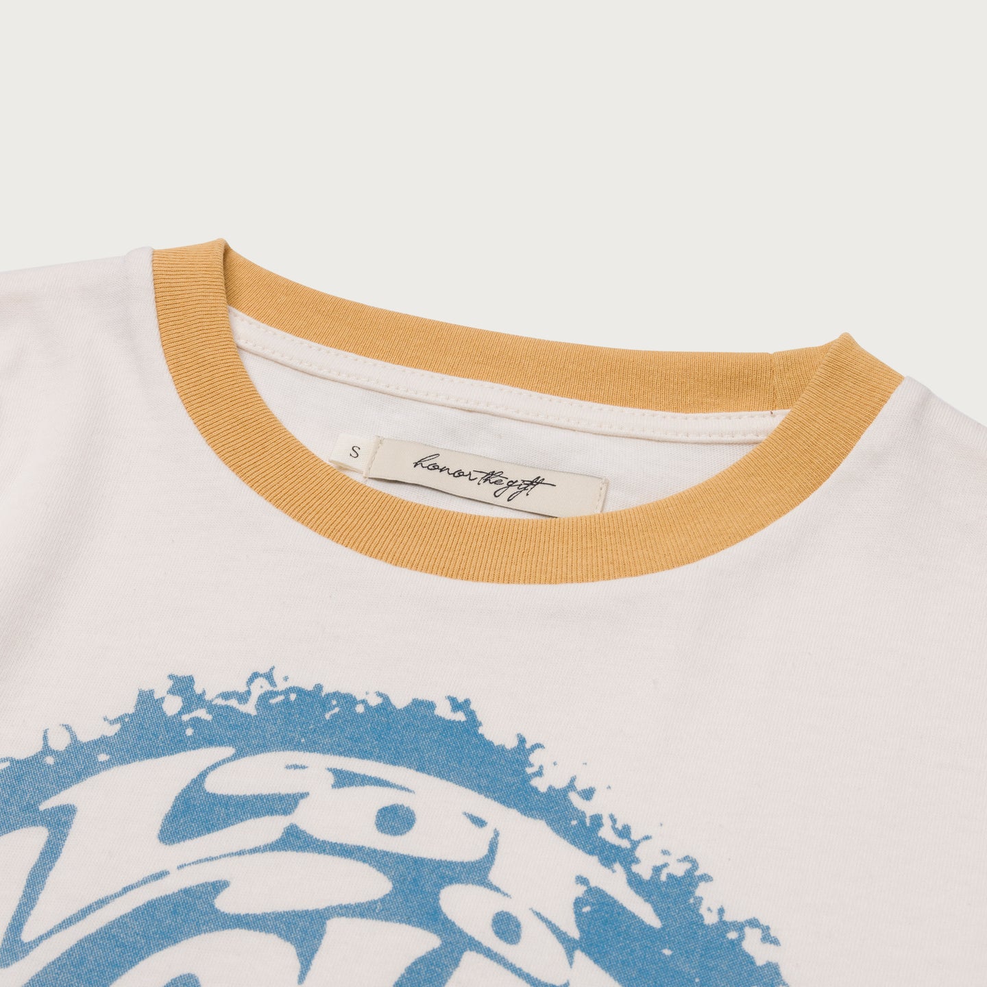 Womens A Lot Of Soul Ringer Tee - Cream